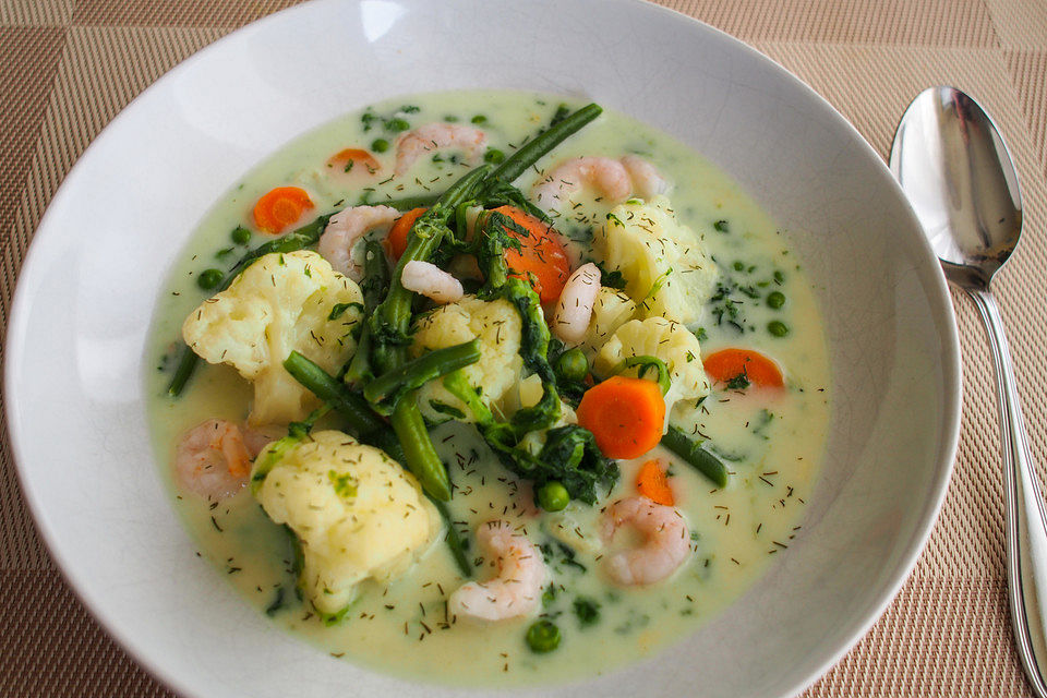 Finnische Suppe Kesäkeitto