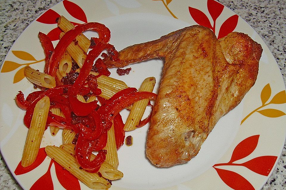 Putenflügel mit Hubertus - Spätzle