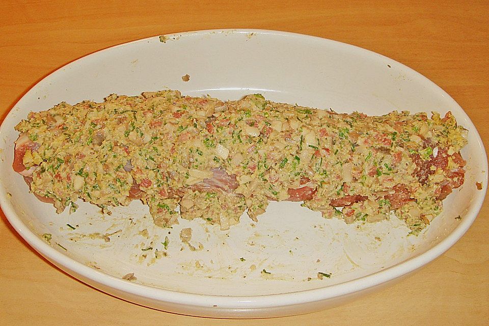 Gefülltes Kräuterfilet