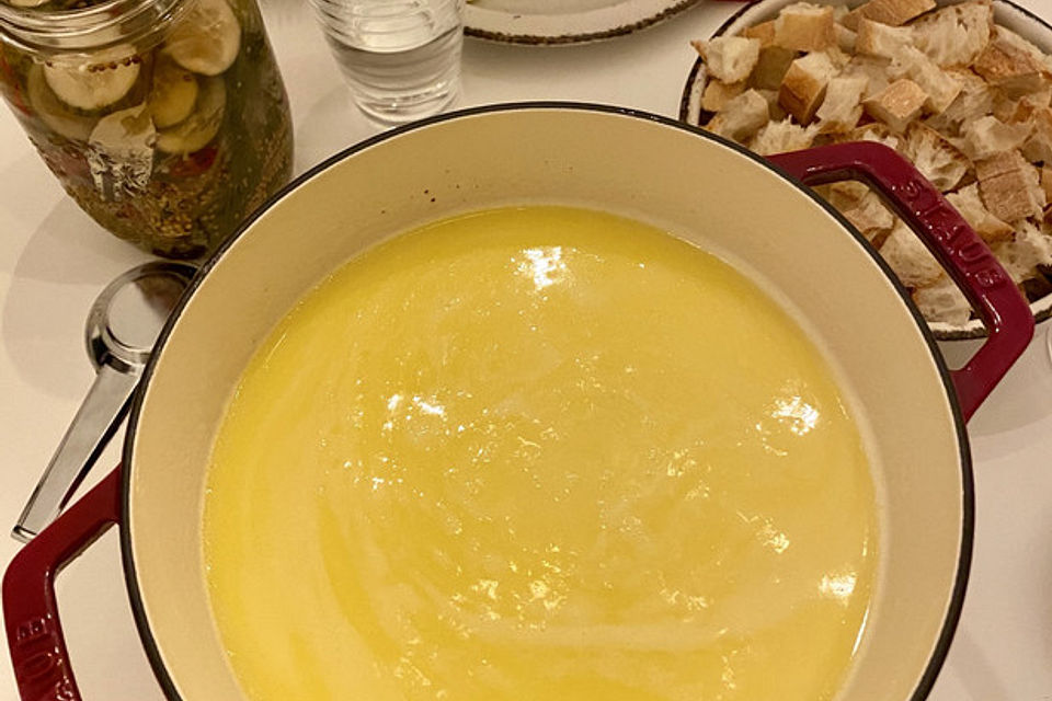 Schweizer Käsefondue