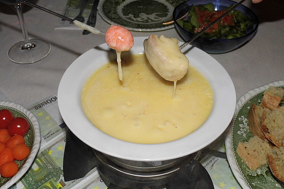 Schweizer Käsefondue