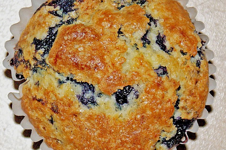 Mile high Blueberry Muffins