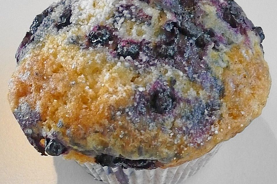 Mile high Blueberry Muffins