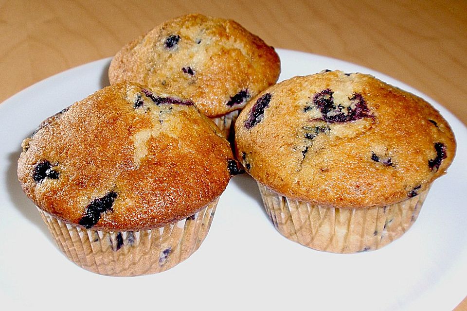 Mile high Blueberry Muffins