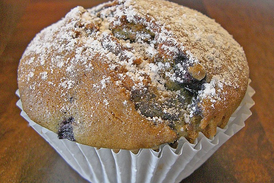 Mile high Blueberry Muffins