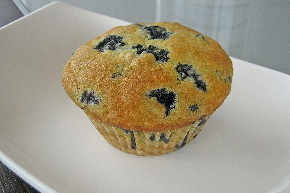 Mile high Blueberry Muffins