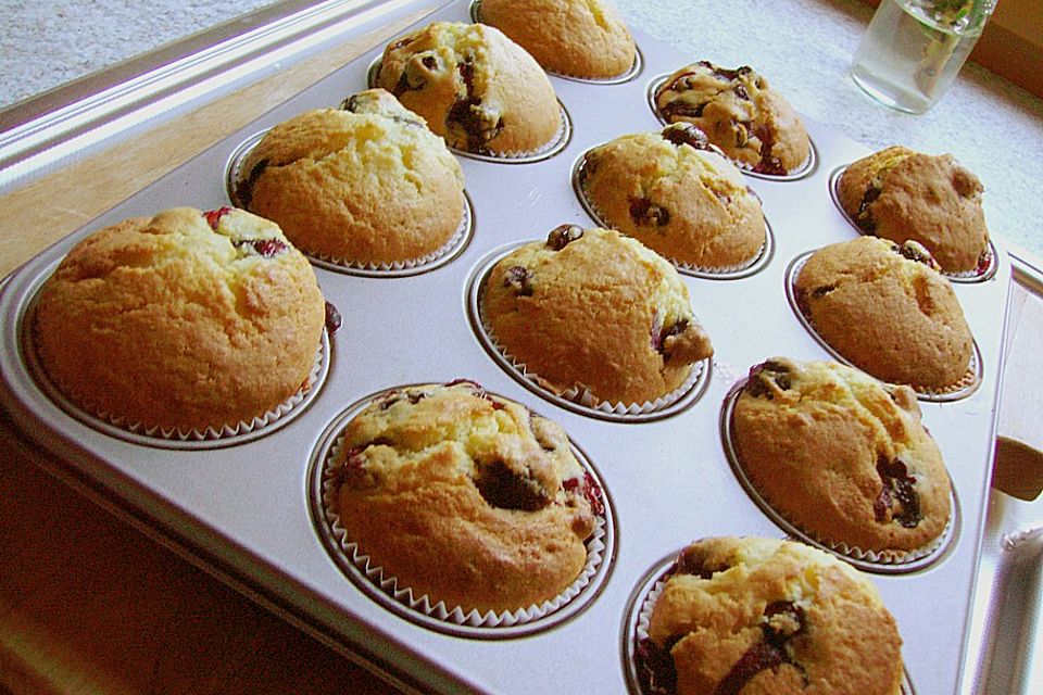 Mile high Blueberry Muffins