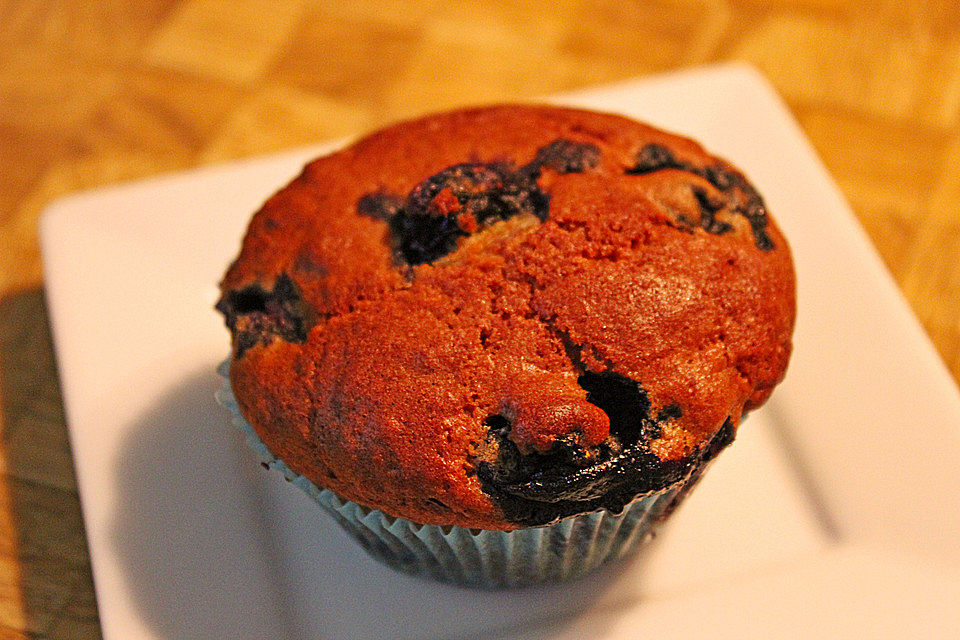 Mile high Blueberry Muffins