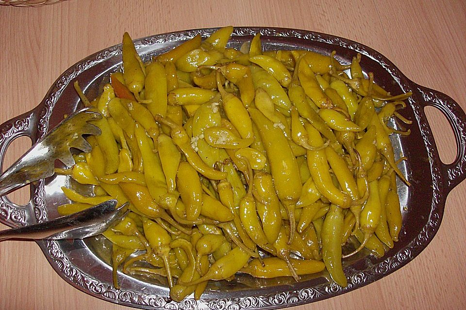 Gegrillte Peperoni