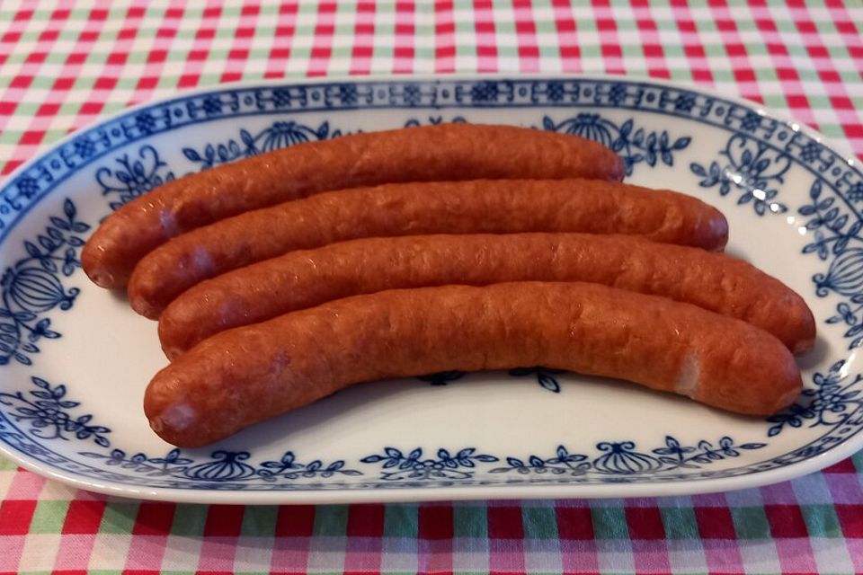 Knackwurst mit Paprika