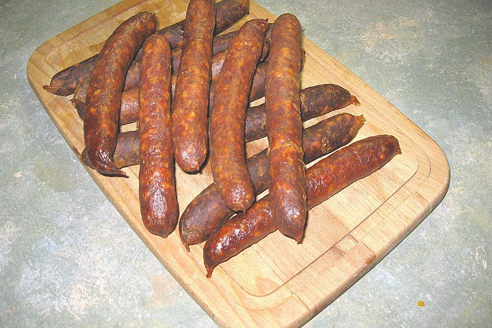 Knackwurst mit Paprika