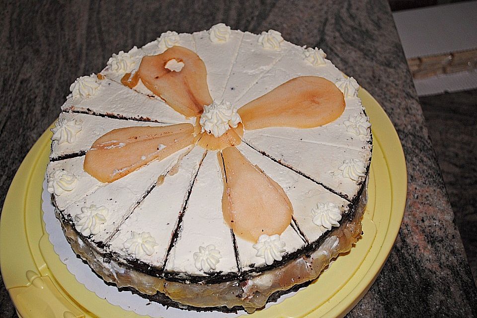 Birnen - Schmand - Kuchen