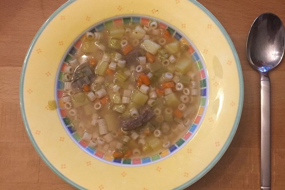 Traditionelle isländische Fleischsuppe