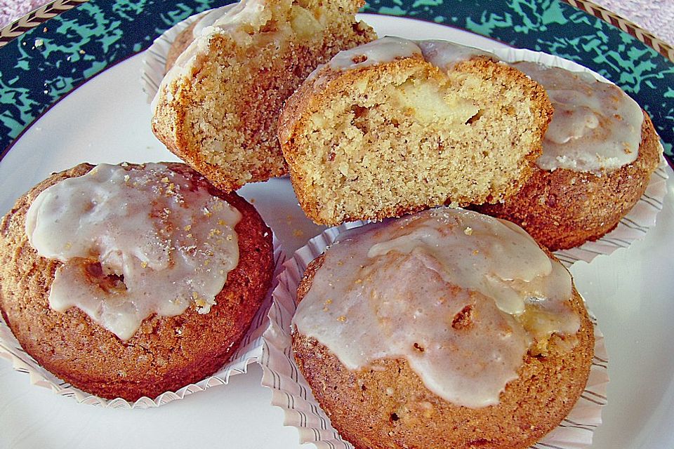 Apfel - Amaretti - Muffins