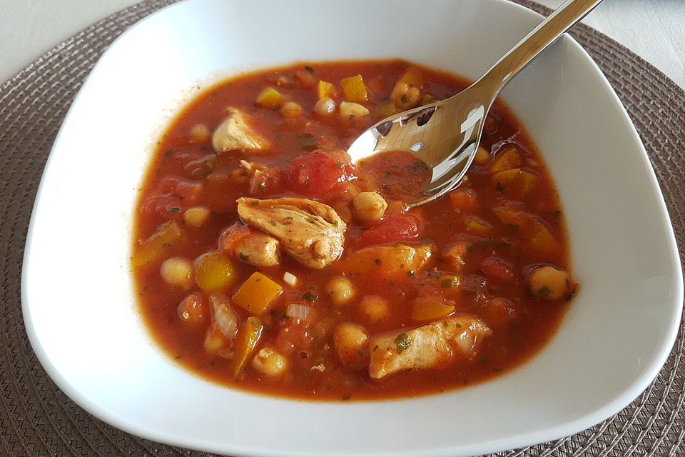 Afrikanische Tomatensuppe