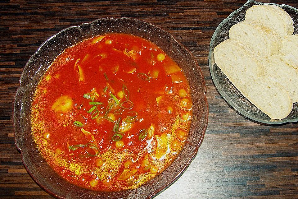 Afrikanische Tomatensuppe