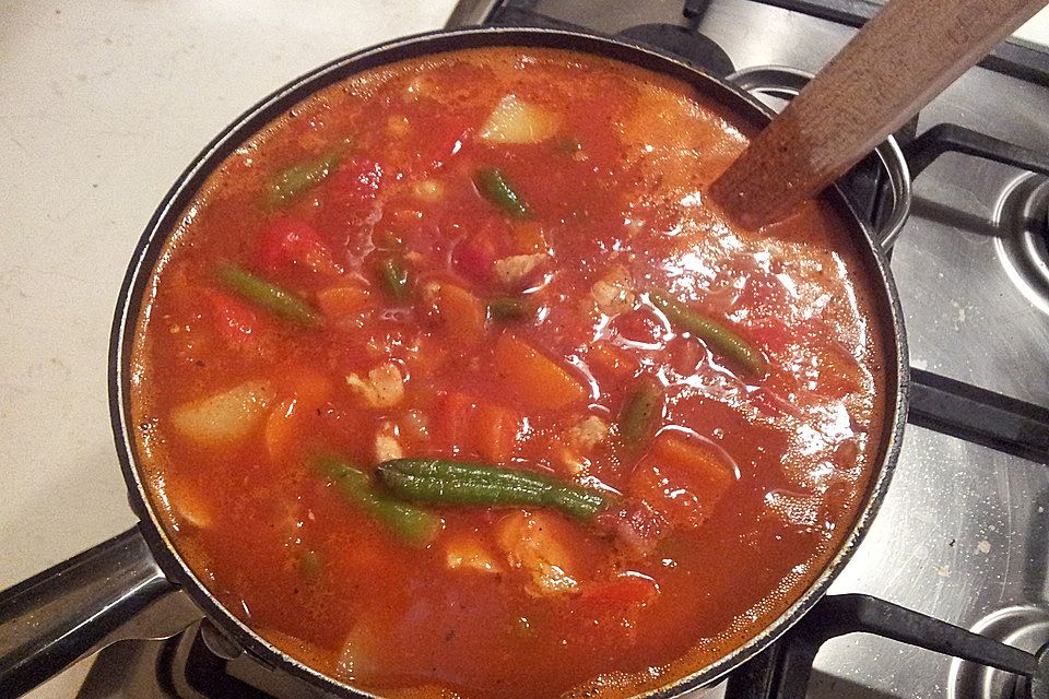 Afrikanische Tomatensuppe