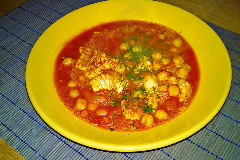 Afrikanische Tomatensuppe