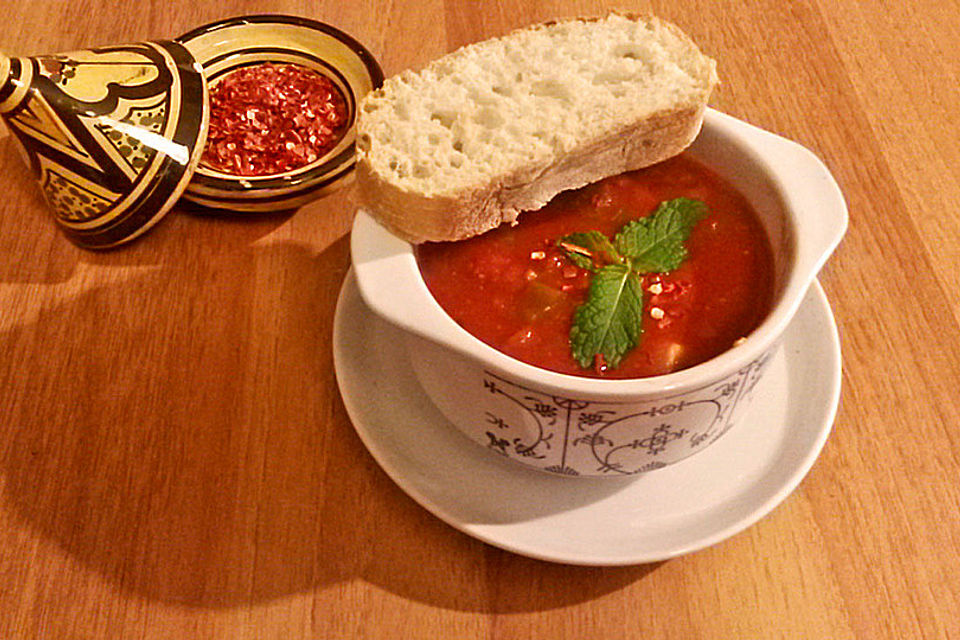 Afrikanische Tomatensuppe