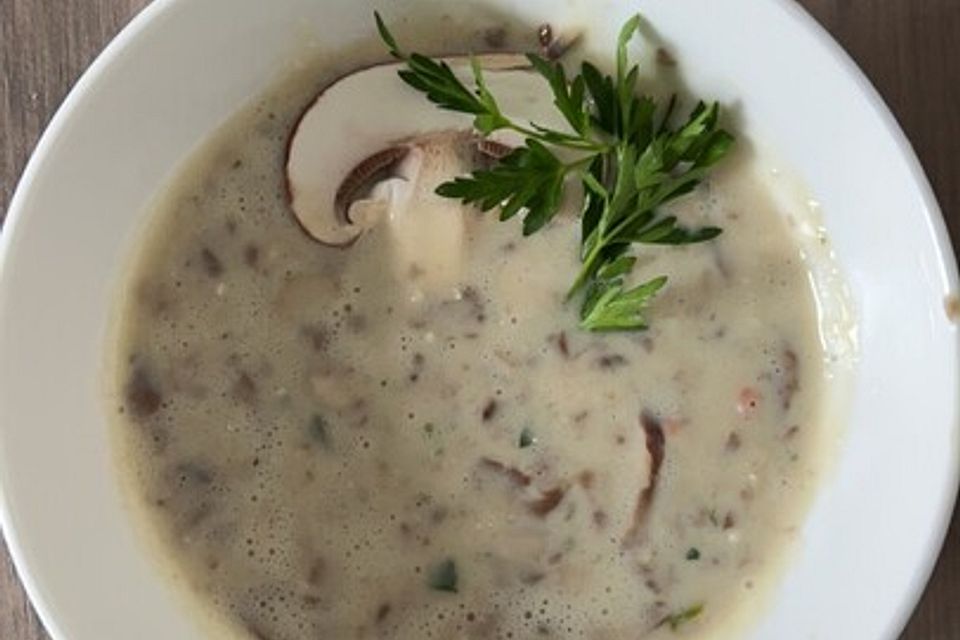 Champignoncremesuppe aus dem Thermomix