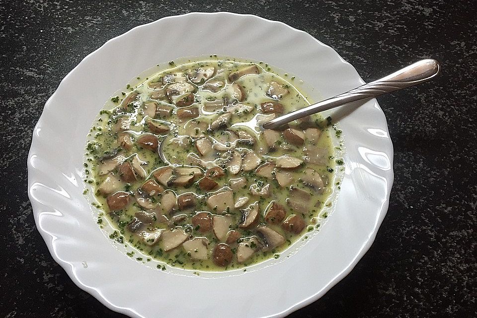 Champignoncremesuppe aus dem Thermomix