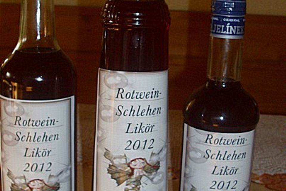 Schlehen - Wein - Likör