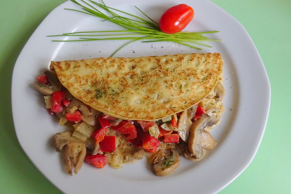 Studenten - Crèpes mit Champignons