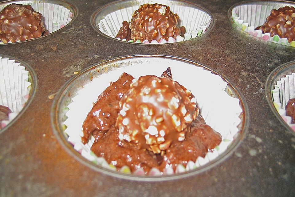 Schoko - Rocher - Muffins