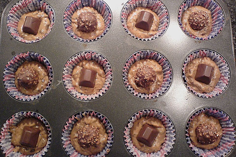 Schoko - Rocher - Muffins