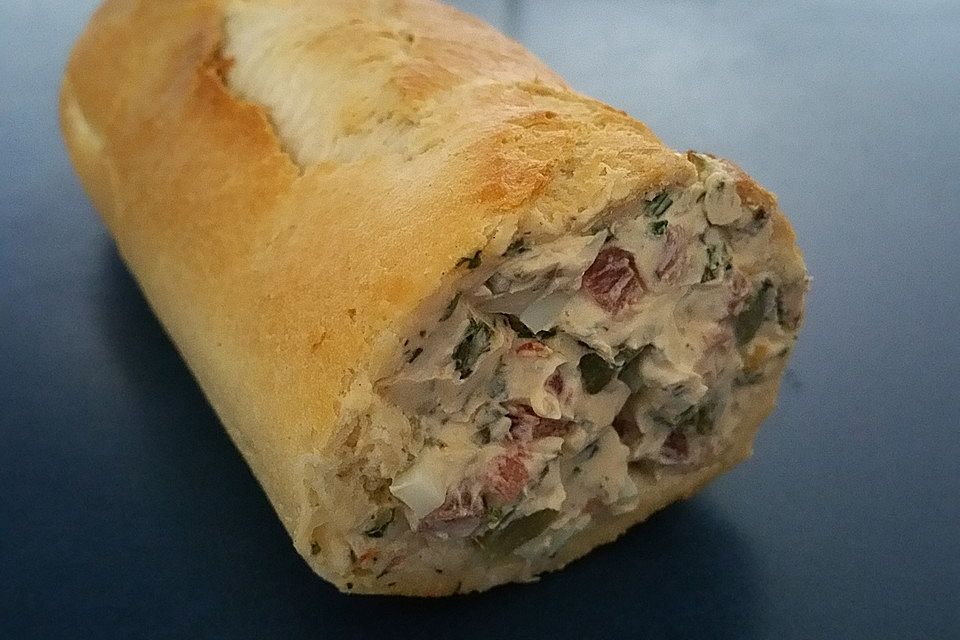 Gefülltes Stangenweißbrot / Baguette