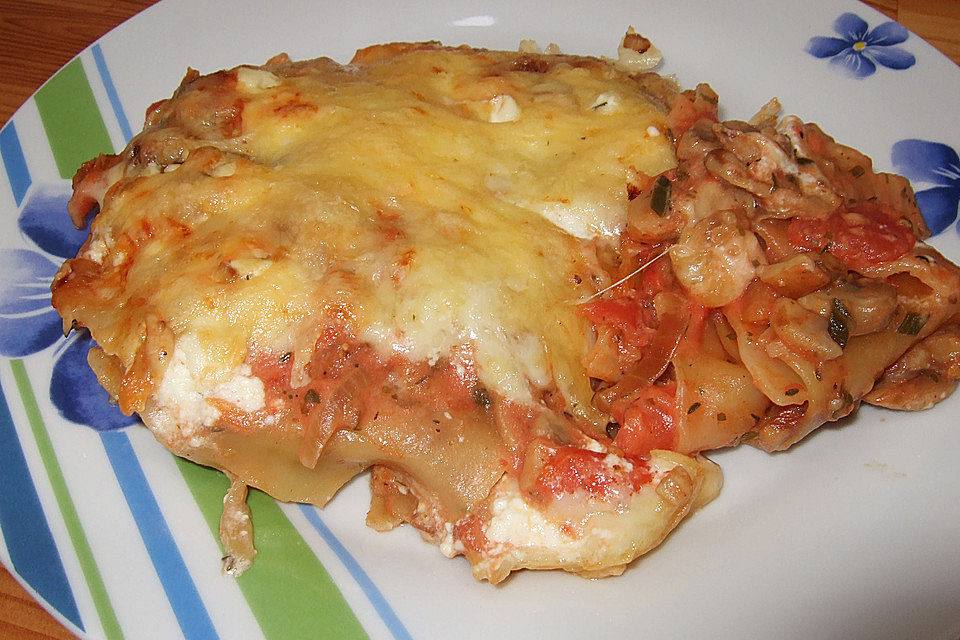 Pilz - Lasagne