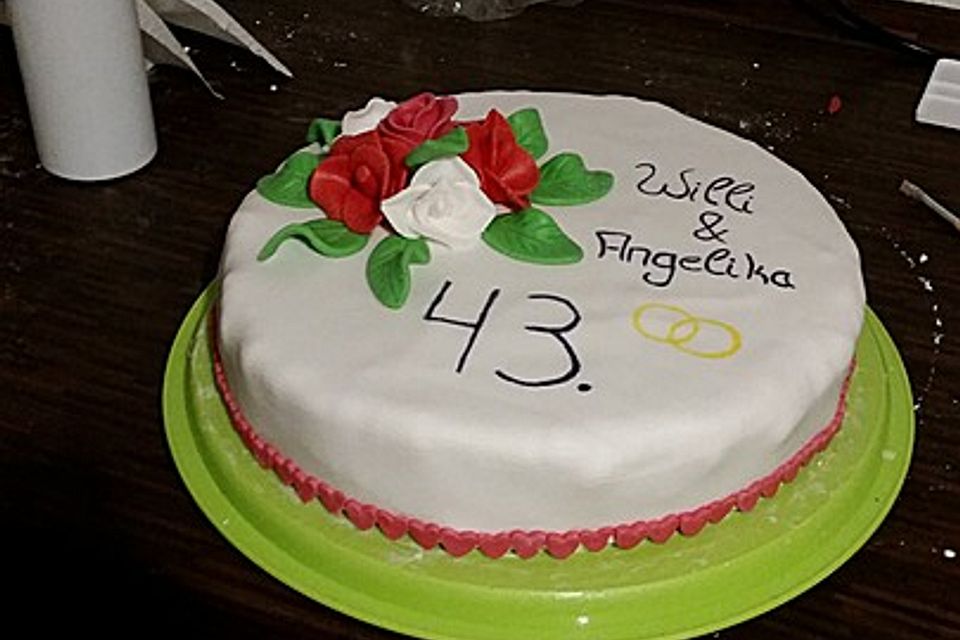 Fondant ohne Eiweiß