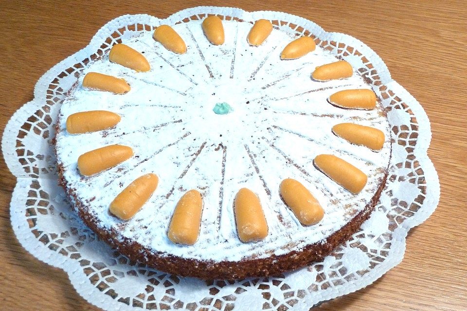 Saftiger Möhrenkuchen