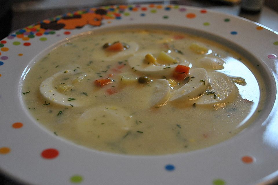 Kartoffel-Eier-Suppe