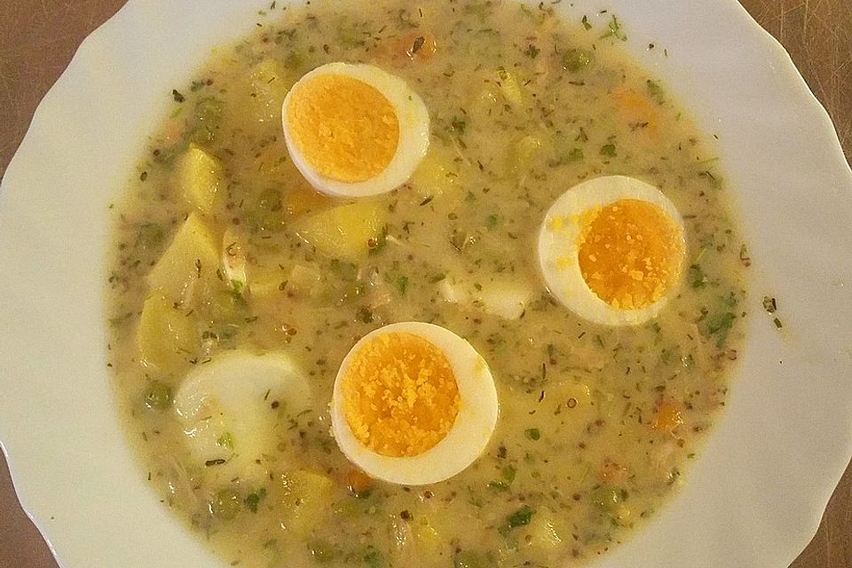 Kartoffel-Eier-Suppe