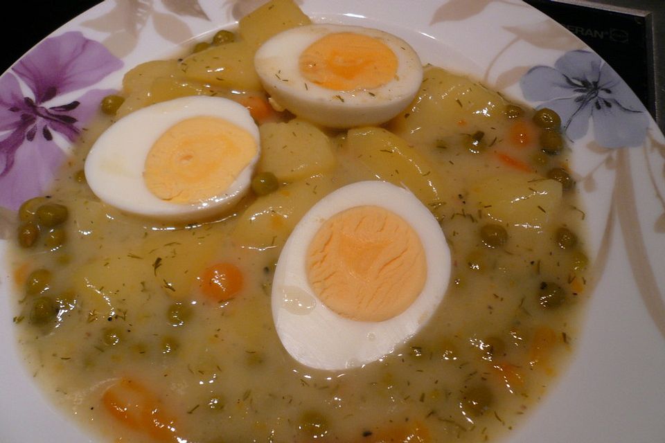 Kartoffel-Eier-Suppe