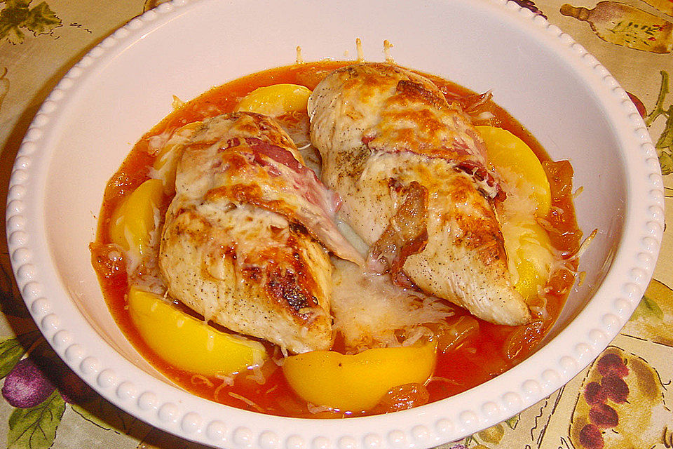 Putenbrust auf Mango-Chutney