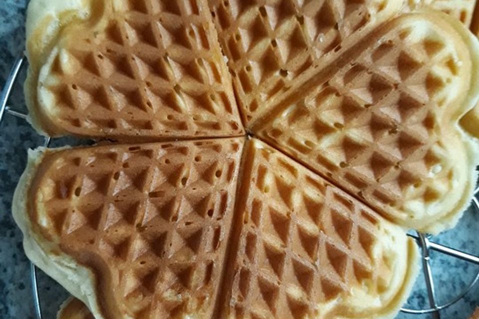 Einfache Waffeln