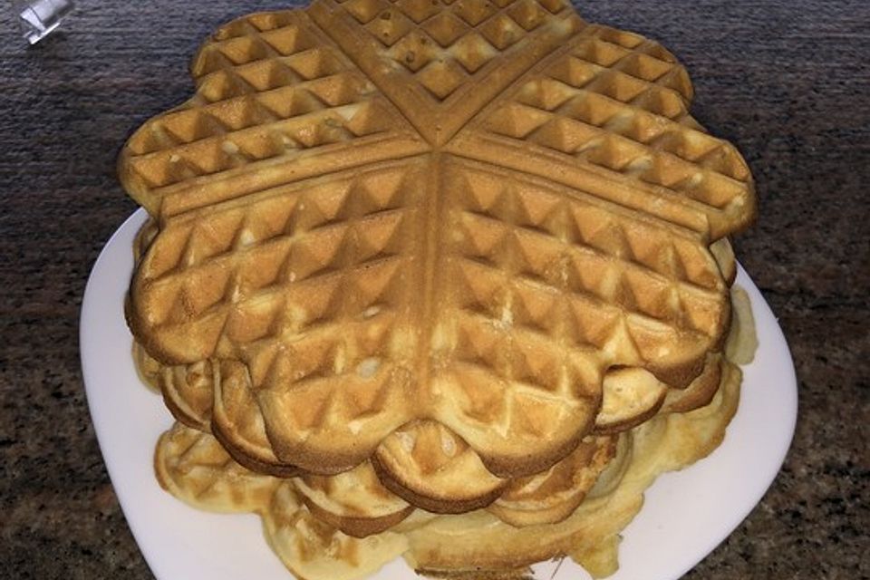 Einfache Waffeln