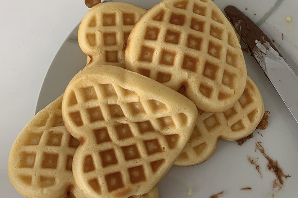 Einfache Waffeln