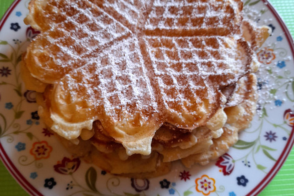 Einfache Waffeln