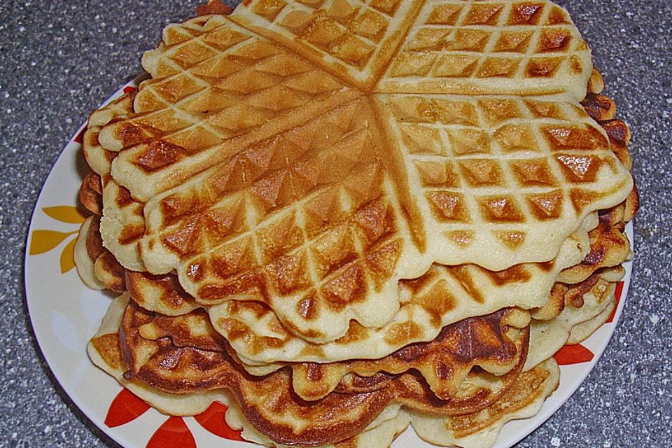 Einfache Waffeln