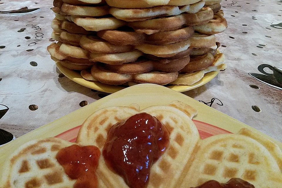 Einfache Waffeln