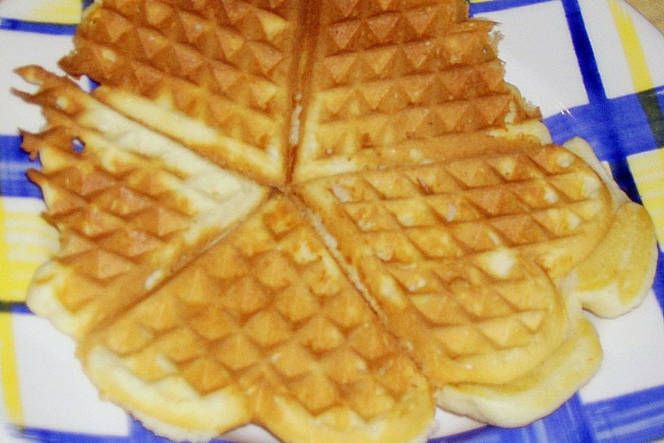 Einfache Waffeln