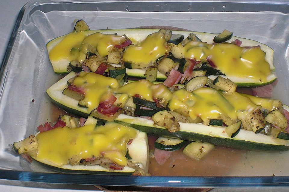 Schinken – Zucchini