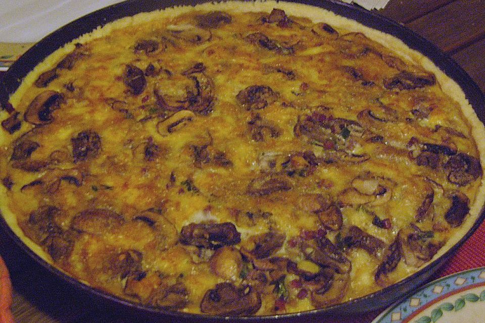 Champignon - Speck - Quiche