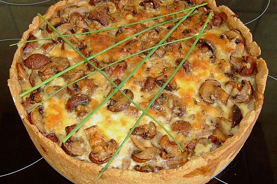 Champignon - Speck - Quiche