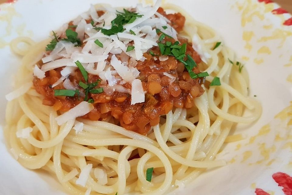 Linsenbolognese