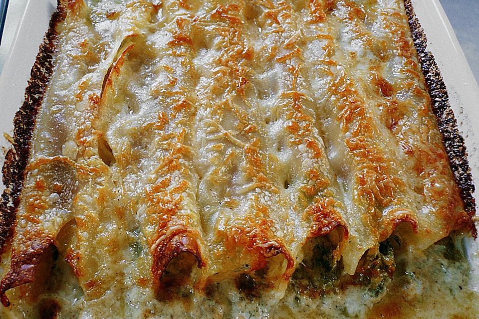 Spargel im Lasagneblatt