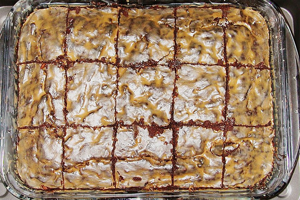 Maple Glazed Walnut Brownies